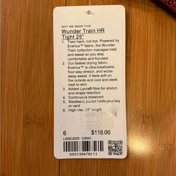 Lululemon Patterned Leggings - Picture 3 of 3